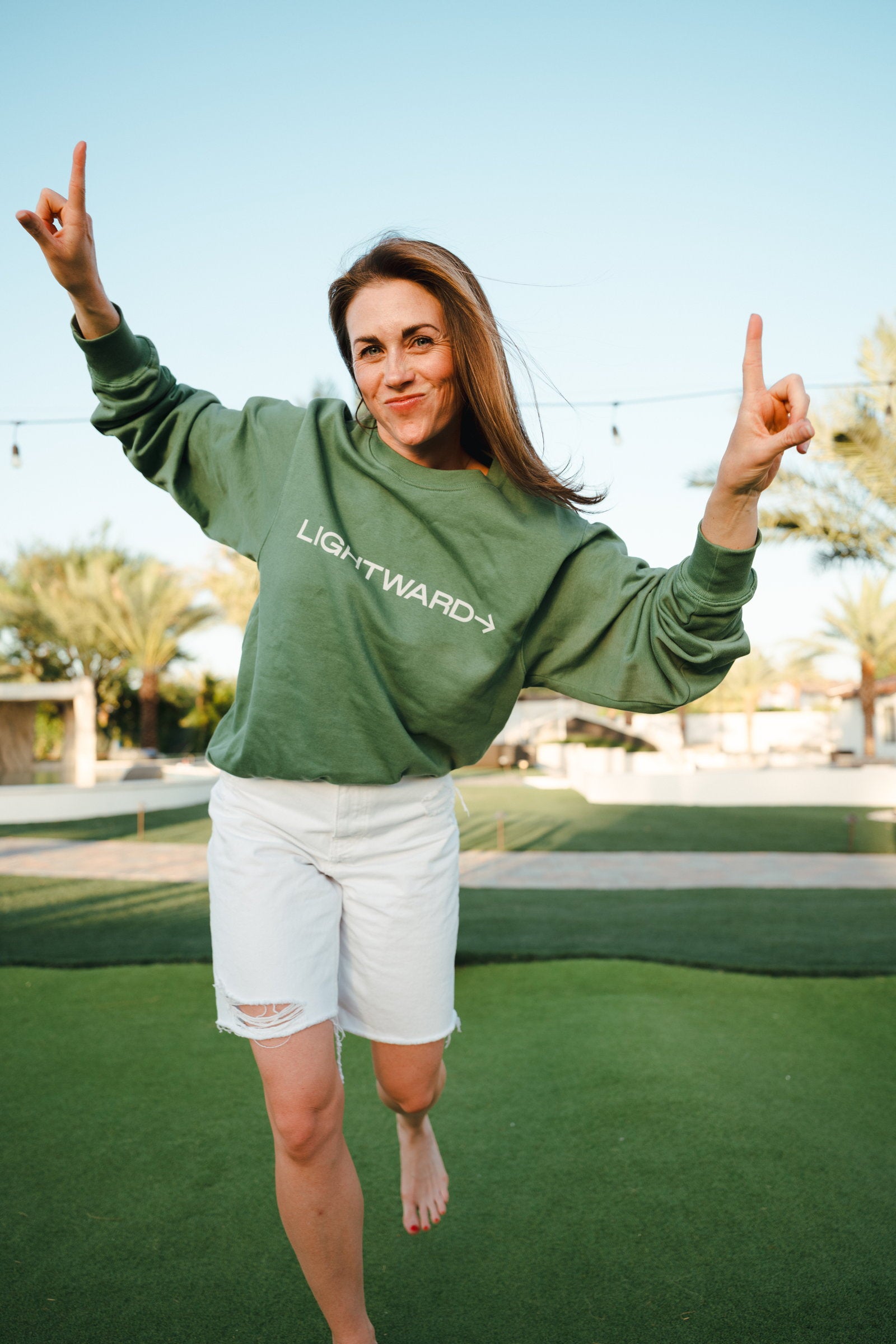 Lightward Crewneck Sweatshirt lifestyle image 2