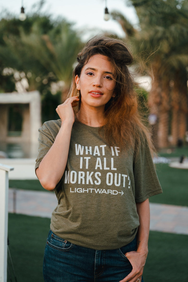 What If It All Works Out? Tee lifestyle image 2